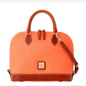 Bright orange Dooney and Bourke Purse